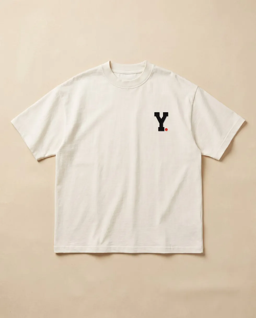 Pesada Y., Off-white · Y. bordado