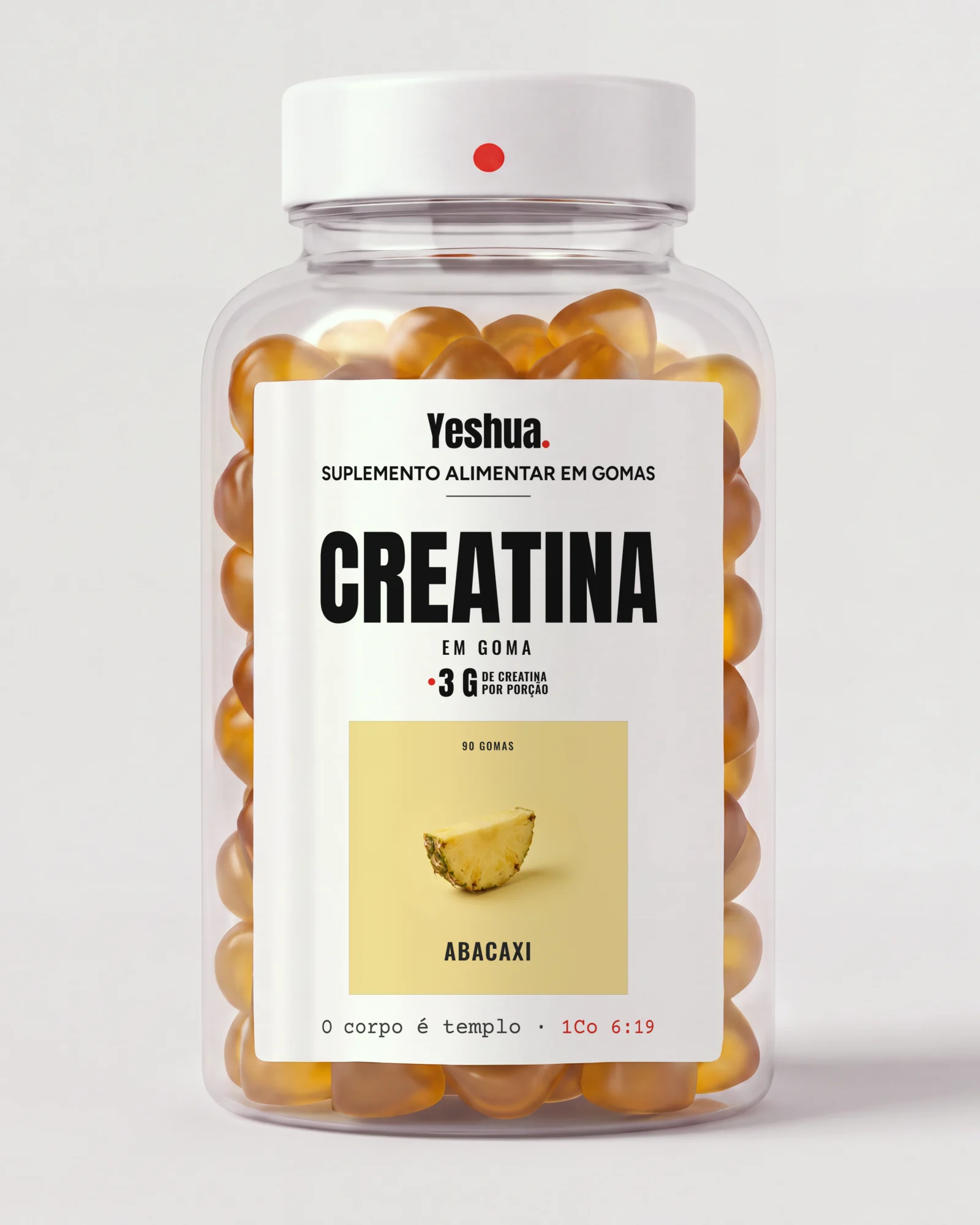 Creatina em goma, sabor Abacaxi