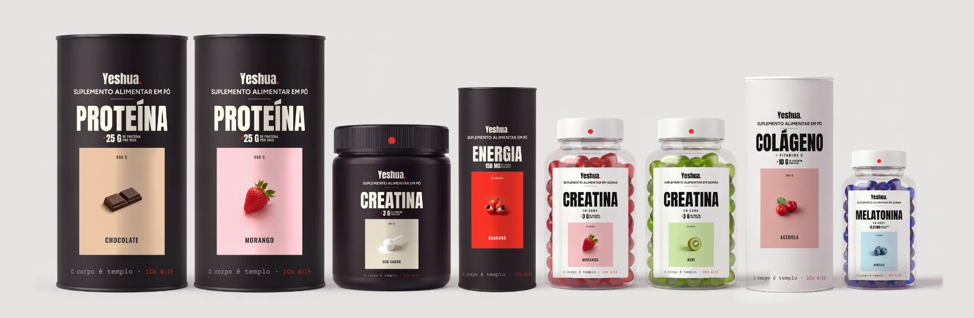 Linha de suplementos Yeshua