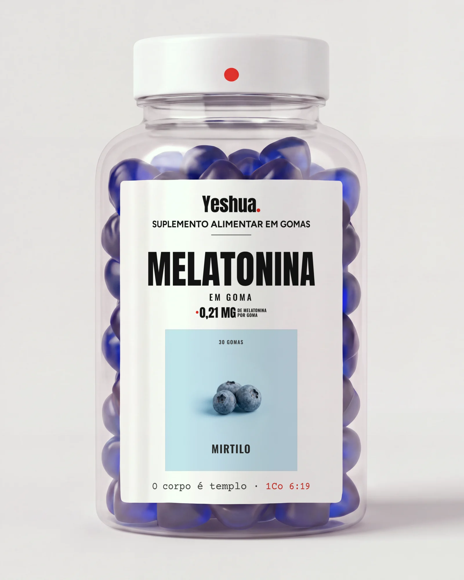 Melatonina em goma, Mirtilo